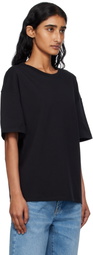 St. Agni Black Organic Cotton Relaxed T-shirt