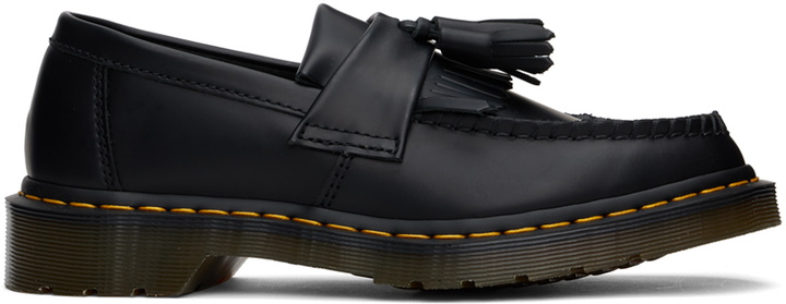 Photo: Dr. Martens Black Adrian Yellow Stitch Loafers