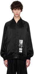 Julius Black Sukajan Reversible Bomber Jacket