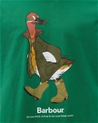 Barbour Barbour X Noah Duck Tee Green - Mens - Shortsleeves