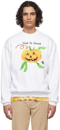 Online Ceramics White God Is Good Sweatshirt