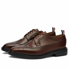 Thom Browne Men's Classic Longwing Brogue in Dark Brown