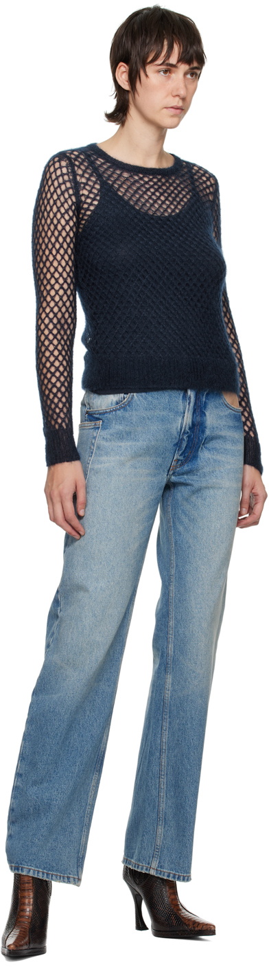 GAUCHERE Blue Cutout Jeans