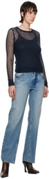 GAUCHERE Blue Cutout Jeans
