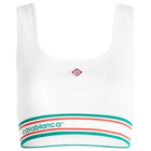 Casablanca Women's Sports Bra in White