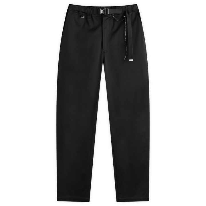 Photo: MASTERMIND WORLD Men's Belted Easy Fit Trousers in Black