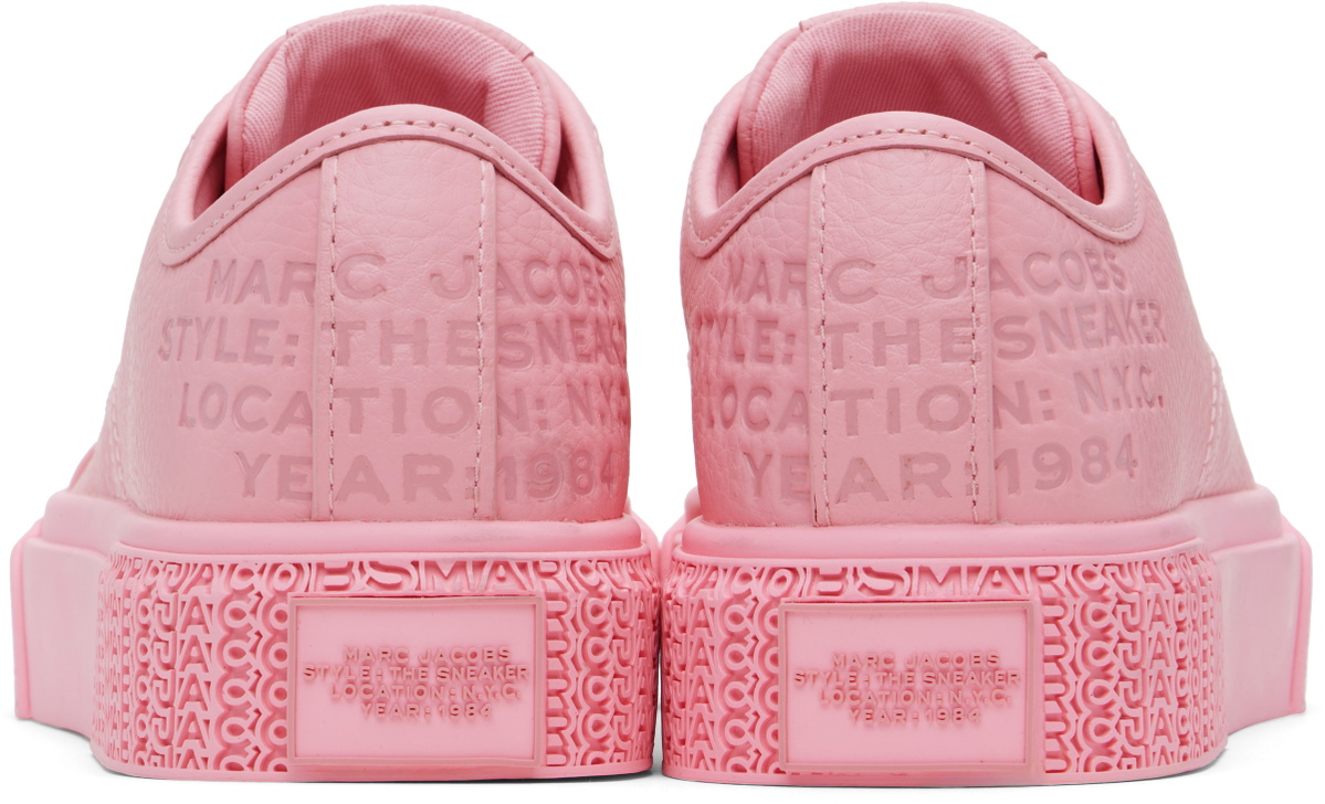 Marc Jacobs Pink 'The Leather' Sneaker