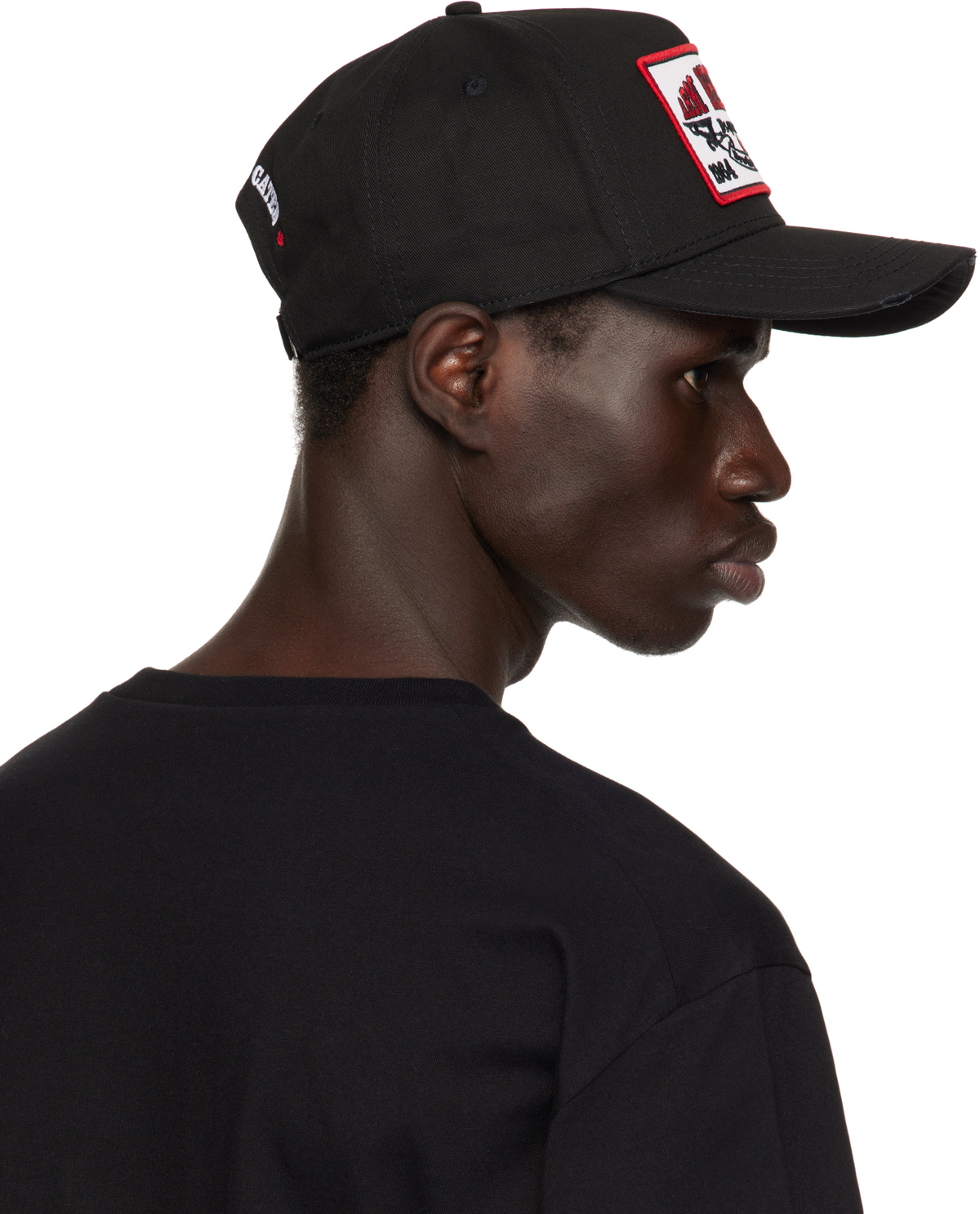 Dsquared2 Black Boxeur Baseball Cap