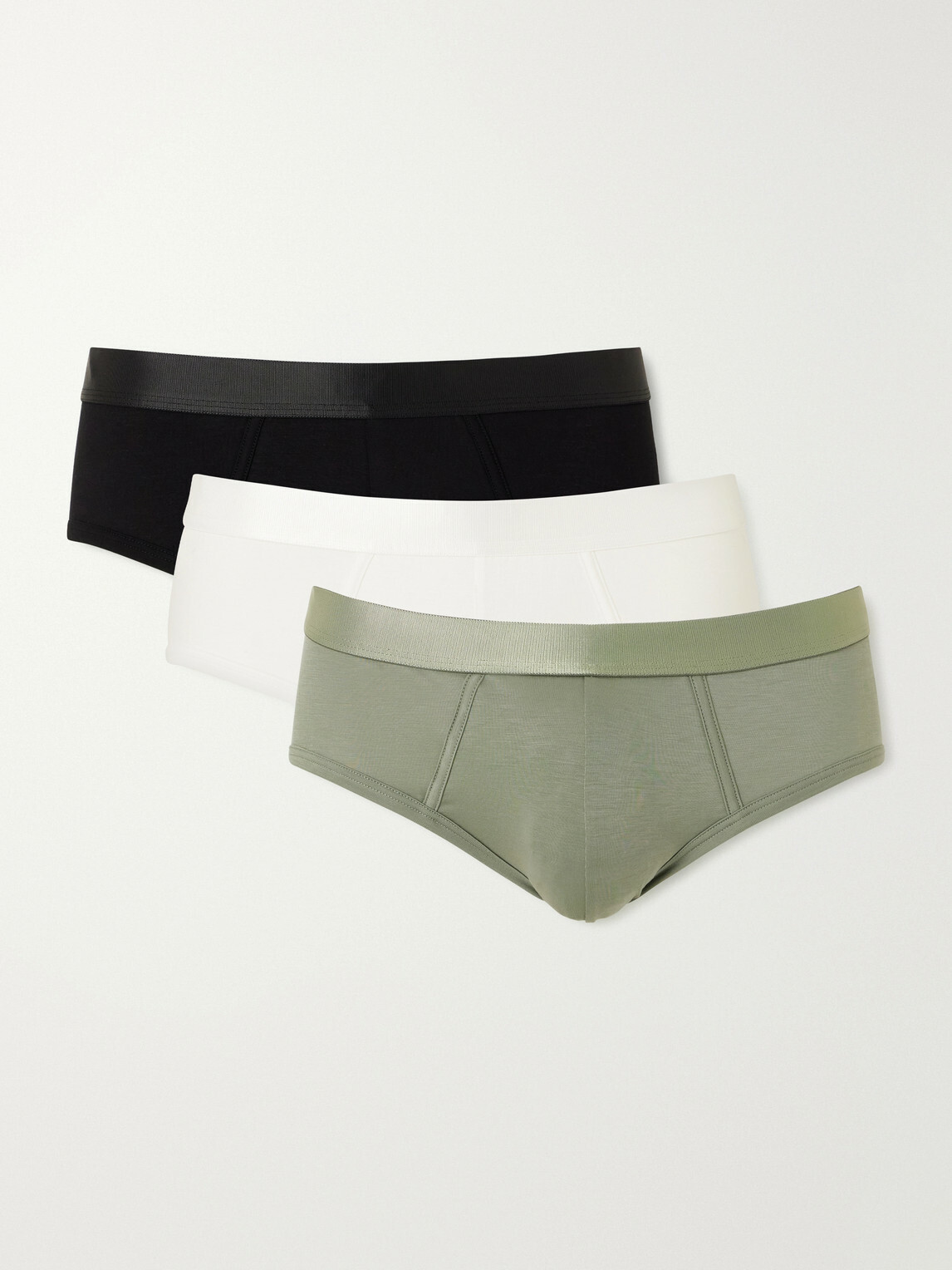 CDLP - Three-Pack Stretch-Lyocell Briefs - Multi