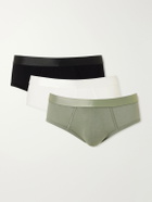 CDLP - Three-Pack Stretch-Lyocell Briefs - Multi