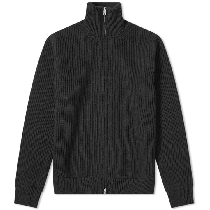 Photo: Maison Margiela 14 Classic Rib Knit Zip Cardigan