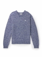 CELINE - Wool and Cashmere-Blend Sweater - Blue