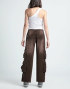 Guizio Womens Pants Dark in Brown