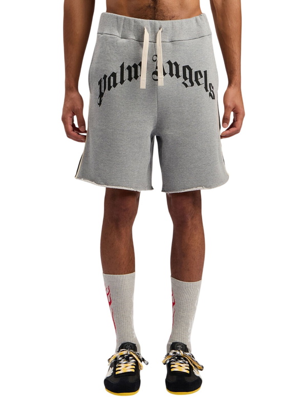 Photo: Palm Angels Curved Logo Track Shorts
