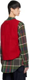 Engineered Garments Red Fowl Vest
