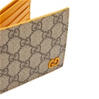 Gucci Men's GG Supreme Billfold Wallet in Beige
