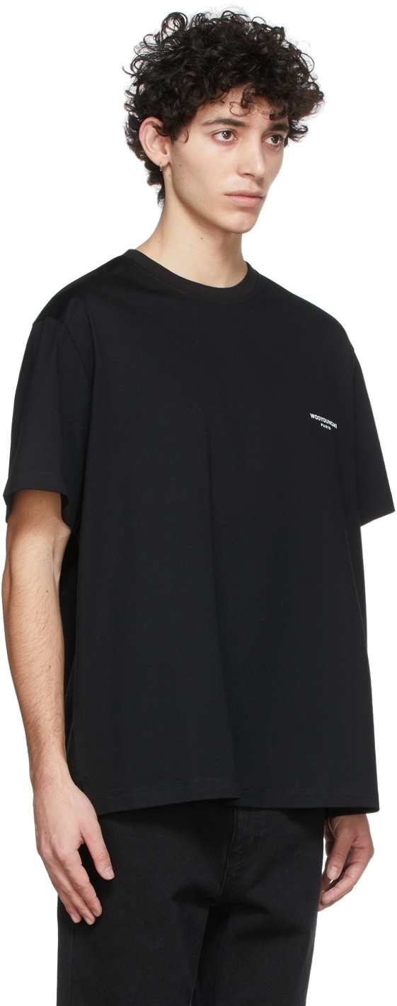 ★【WOOYOUNGMI】★Flower Print Back Logo T-Shir.t Green★ ☆関税込☆WOOYOUNGMI☆Flower Print Back Logo T-Shirt Green