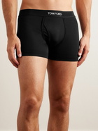 TOM FORD - Stretch-Cotton and Modal-Blend Boxer Briefs - Black