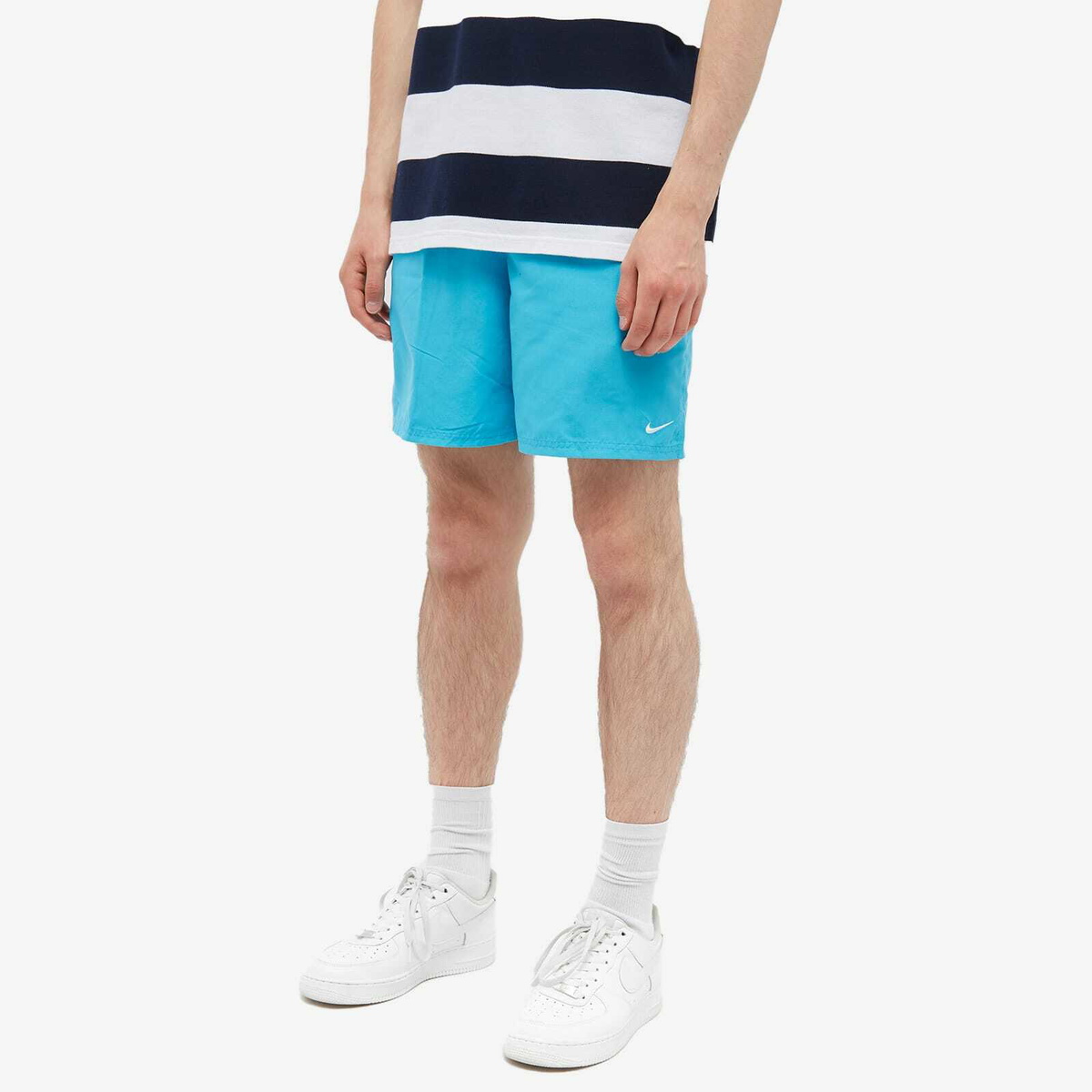 Nike Swim Men's Essential 7" Volley Short in Blue Lightning