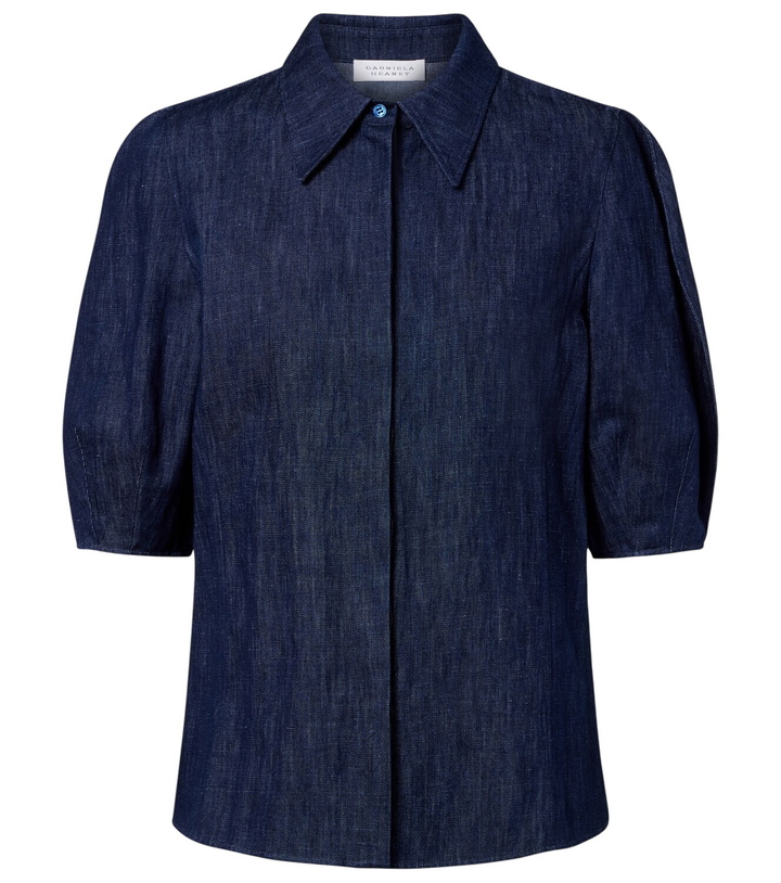 Photo: Gabriela Hearst Sansi cotton and linen denim shirt