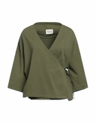 Alessia Santi Womens Sweatshirt Military in Green