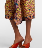 Dries Van Noten Sole printed midi skirt