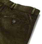 Kingsman - Cotton-Blend Corduroy Suit Trousers - Green