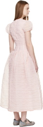 Cecilie Bahnsen Pink CBcleopatra Midi Dress
