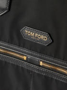 TOM FORD - Leather-Trimmed Nylon Suit Carrier