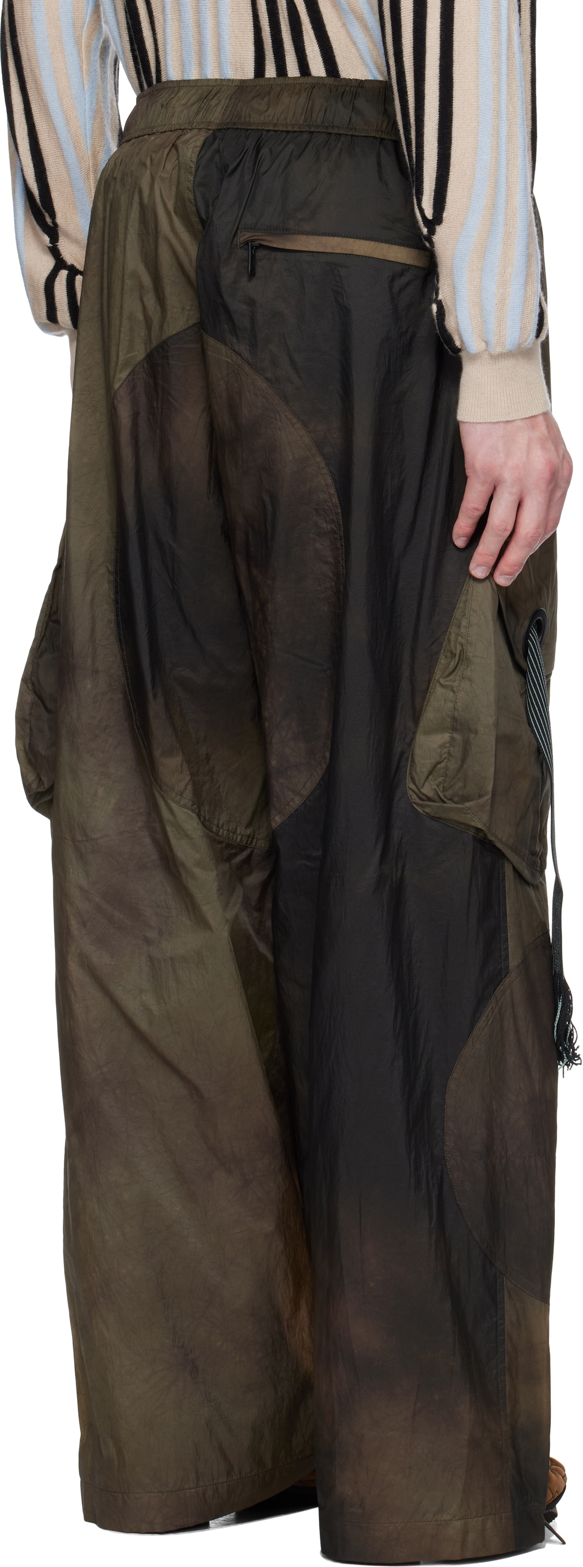 A. A. Spectrum SSENSE Exclusive Green Eclipse Cargo Pants
