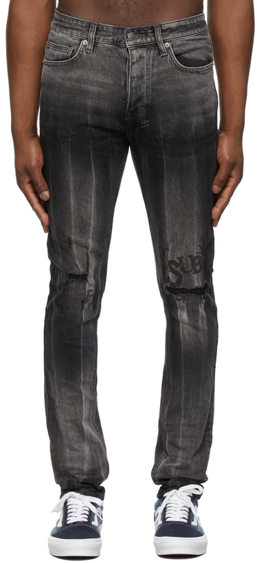 Photo: Ksubi Black Chitch Smoke Out Rose Jeans