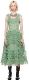 Molly Goddard Green Mertyl Minidress