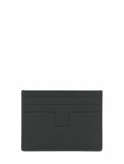 TOM FORD - Tf Leather Card Holder W/zipped Pocket