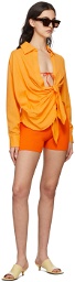 Jacquemus Orange 'La Chemise Bahia' Shirt