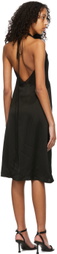 Maximilian Davis Black Viscose Midi Dress