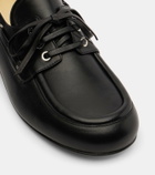 Proenza Schouler Leather boat shoes