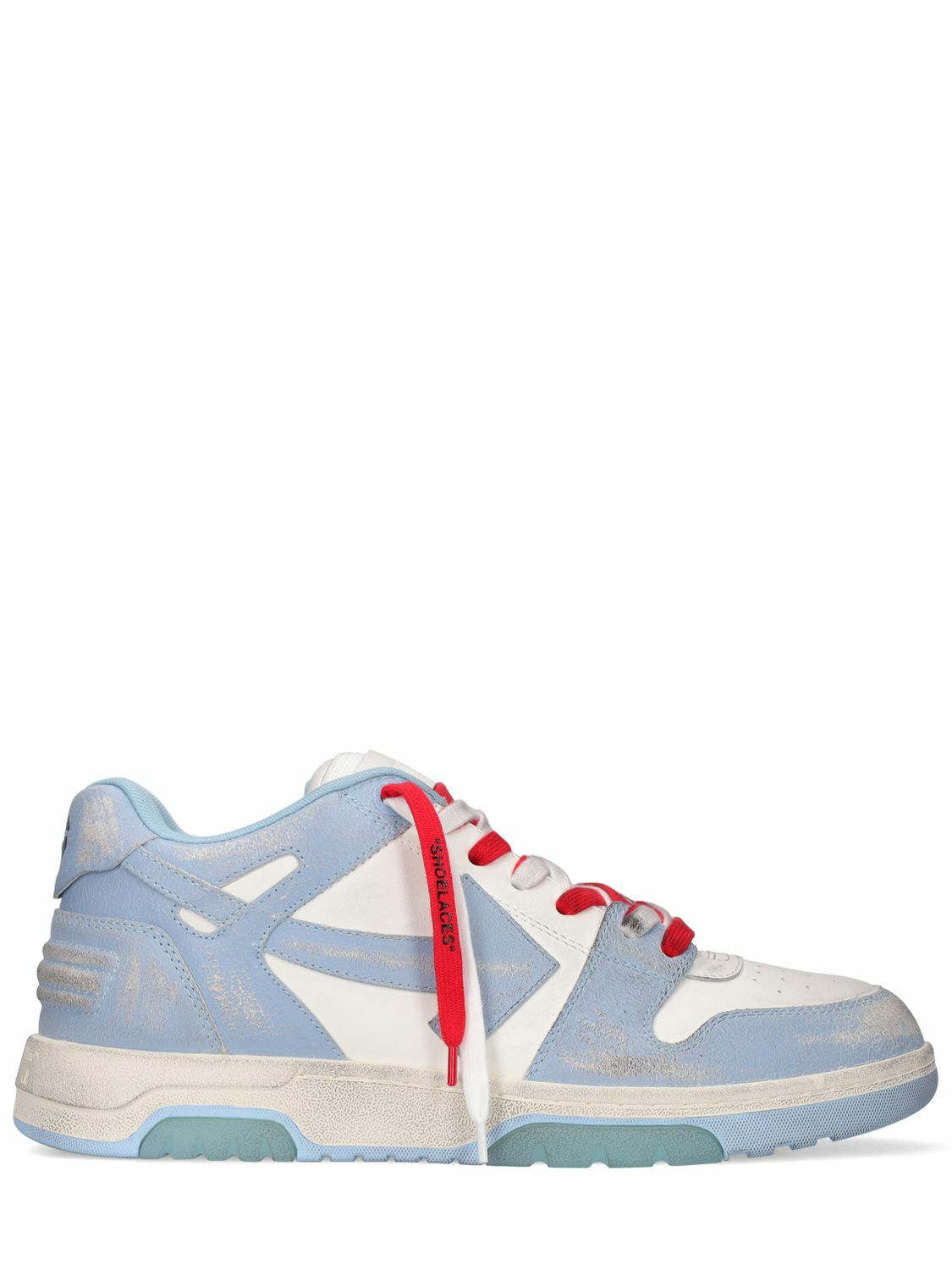 OFF-WHITE - Out Of Office Vintage Leather Sneakers Off-White