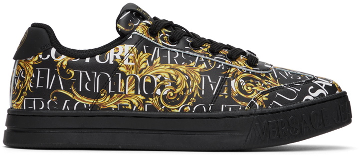 Photo: Versace Jeans Couture Black Court 88 Sneakers