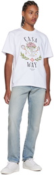 Casablanca White 'Casa Way' T-Shirt