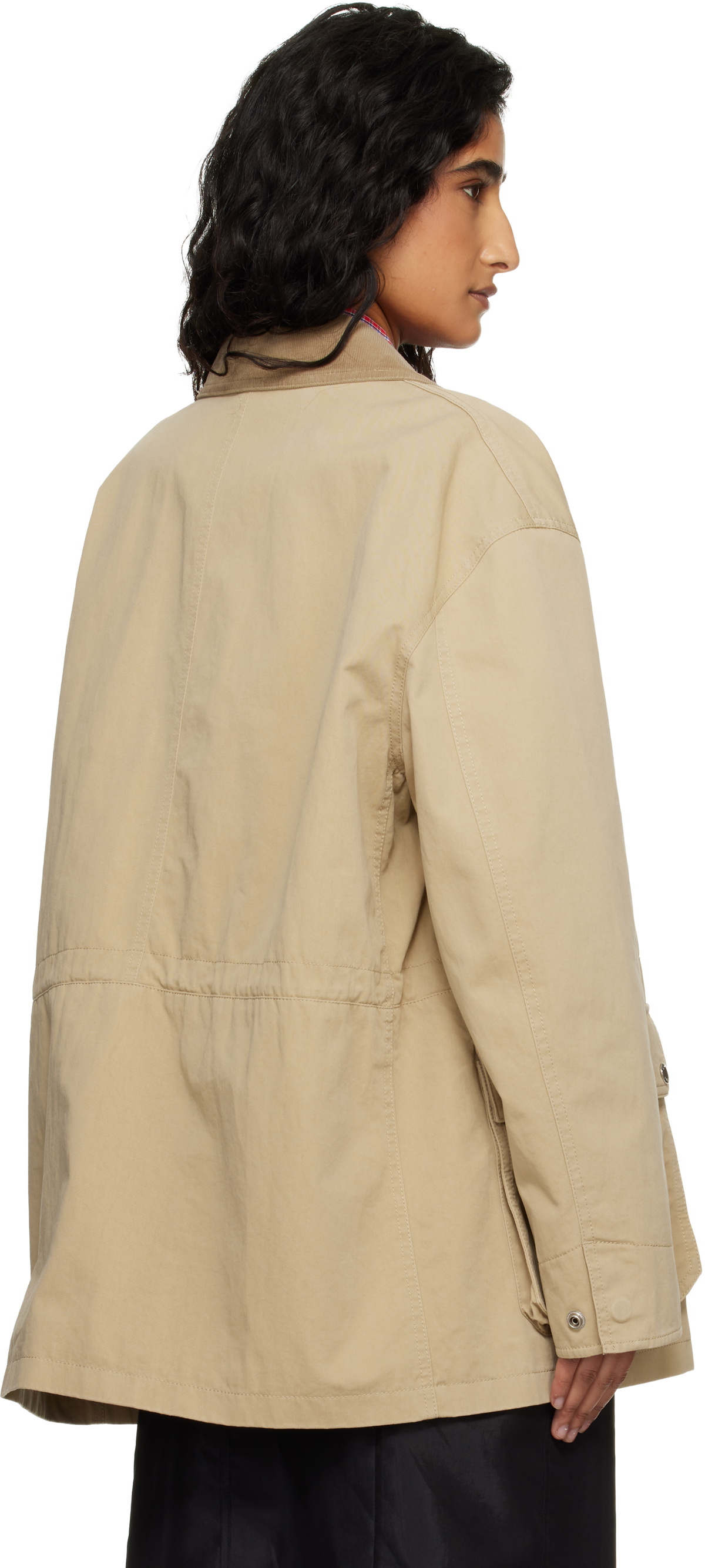 Dunst Beige Cotton Chore Jacket