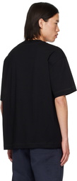 A.P.C. Black Oversize Grand 'V.P.C.' T-Shirt