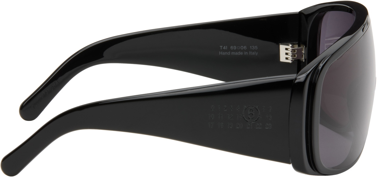 MM6 Maison Margiela Black Mask Sunglasses