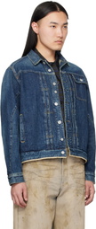 UNDERCOVER Navy UC1F4204-1 Denim Jacket