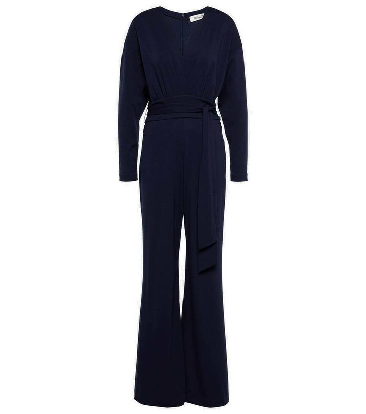 Photo: Diane von Furstenberg Marilou belted jersey jumpsuit