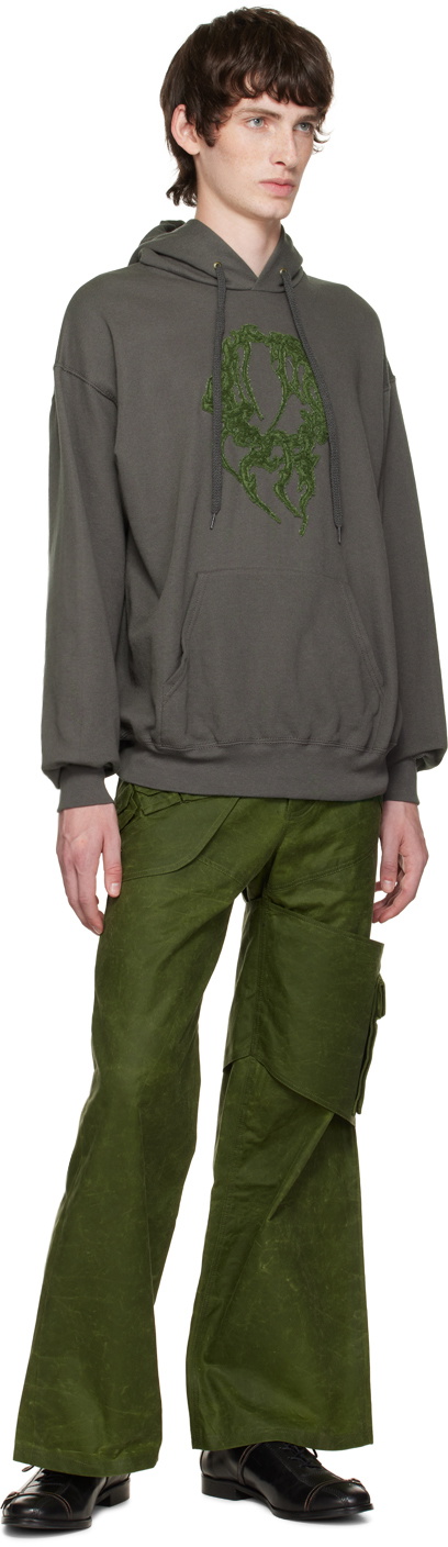 Solitude Studios Gray Circled Hoodie