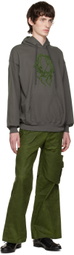 Solitude Studios Gray Circled Hoodie