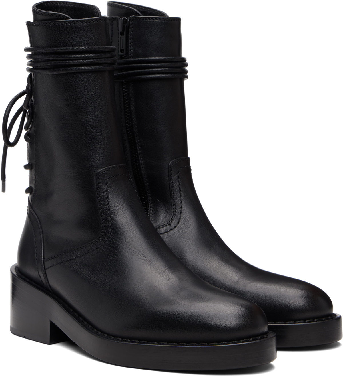 Ann Demeulemeester Black Heiko Boots