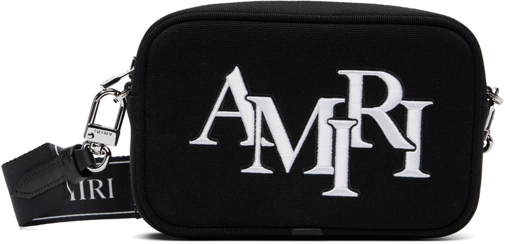 Photo: AMIRI Black 'AMIRI' Staggered Camera Bag