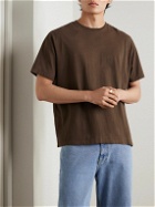SSAM - Organic Cotton-Jersey T-Shirt - Brown