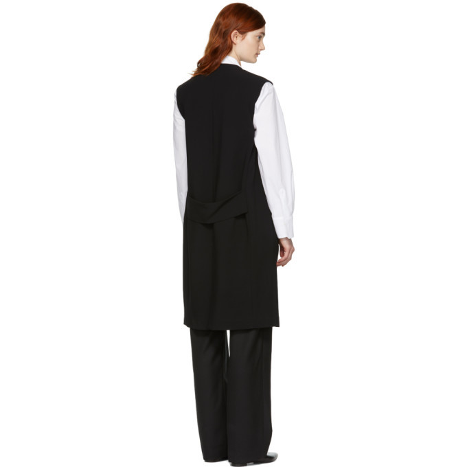 Sara Lanzi Black Tie Long Vest